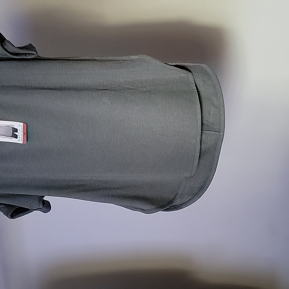 Matty M size M french TERRY ROLL CUff TEE Ligh heather oliva ITEM#1514670 - Picture 4 of 12